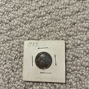 1943 Steel Penny Lincoln Cent in Holder